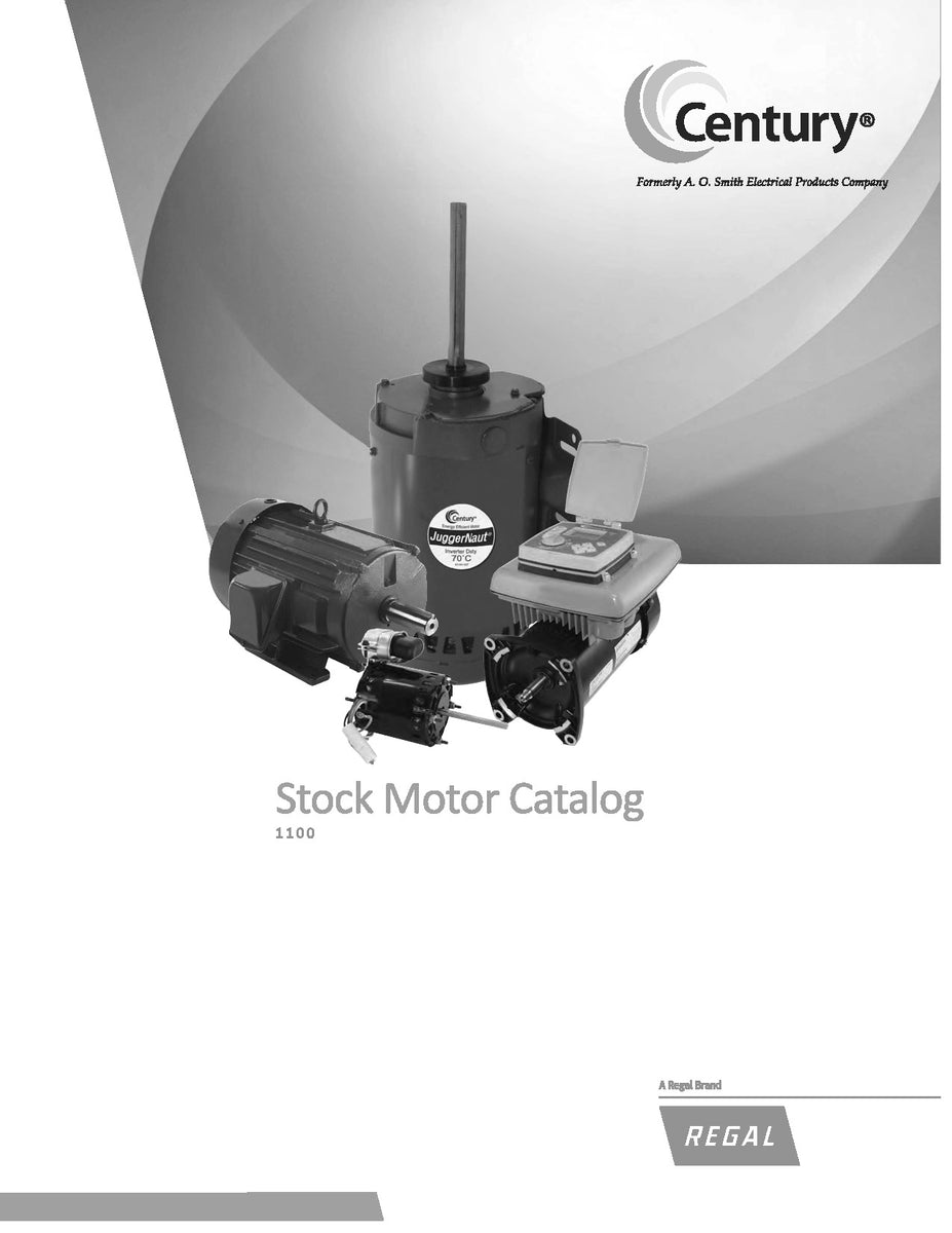 Century Motor Catalog HVACpartstore