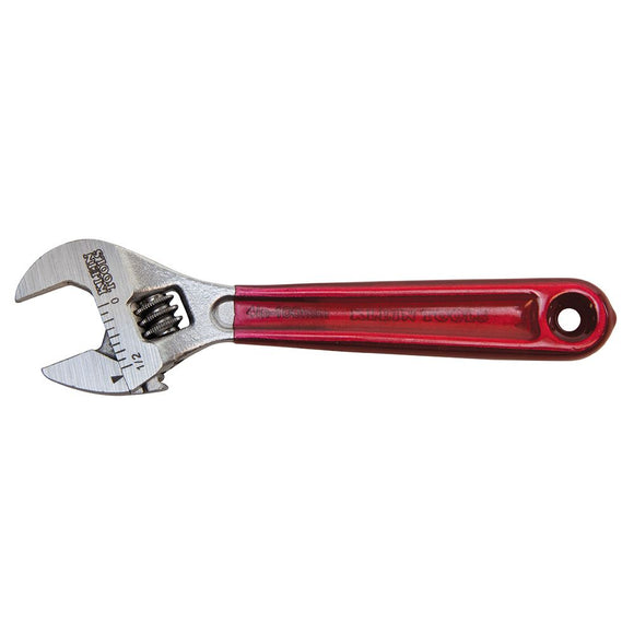 Klein Adjustable Wrench, Plastic Dipped, 4-Inch D506-4