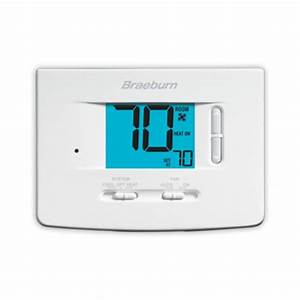 1020  Braeburn Non-Programmable 1H/1C Thermostat w/ 3" Display