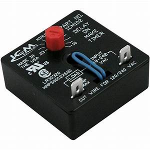 S1-02427664000 18-240Vac Delay-On-Make Timer with .03-10 Minutes (1.8-600 Seconds) Adjustable Time Delay Relay