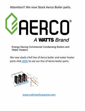 Attention! We now stock Aerco Boiler Parts!