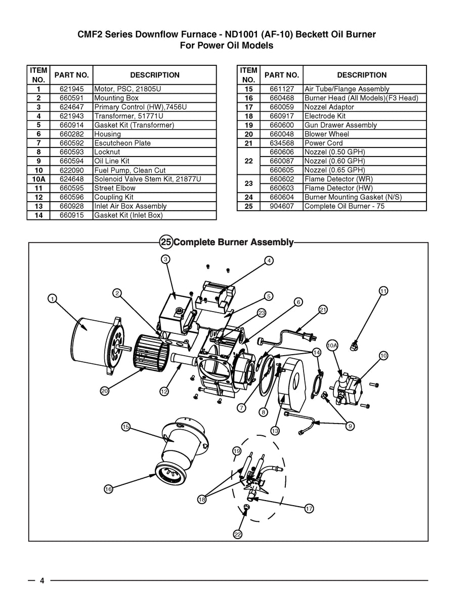 CMF Series Nordyne Intertherm and Miller Parts – Tagged 