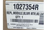 1027354R Nordyne 120v 3/4hp Var spd Motor