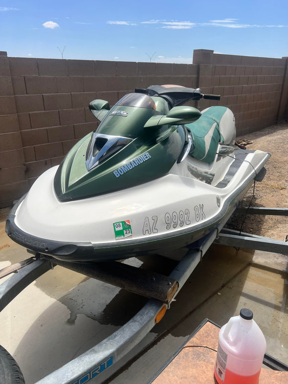 2002 Sea Doo GTX DI with Trailer