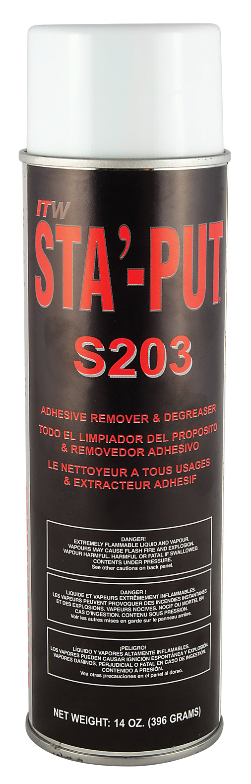 Sta'-Put Adhesive Remover Clear 14 OZ 001-S203