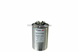  duel round high quality metal run capacitor PRCFD7075A 70+7.5 MFD 370-440V 