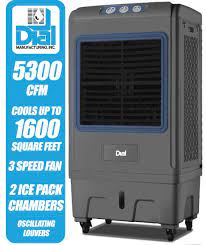 5300 CFM Mobile Evaporative Cooler with Ice Packs