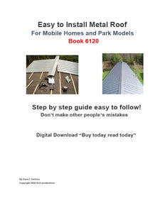 Easy to Install Metal Roof Step by Step Guide Book 6120 Digital Download