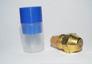 10080 DELAVAN 1.00 80A Oil Nozzle has a stainless-steel, hollow orifice and features a brass body.