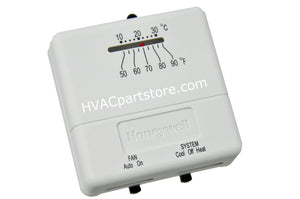 24V AC analog Honeywell heat & cool thermostat T812C1000