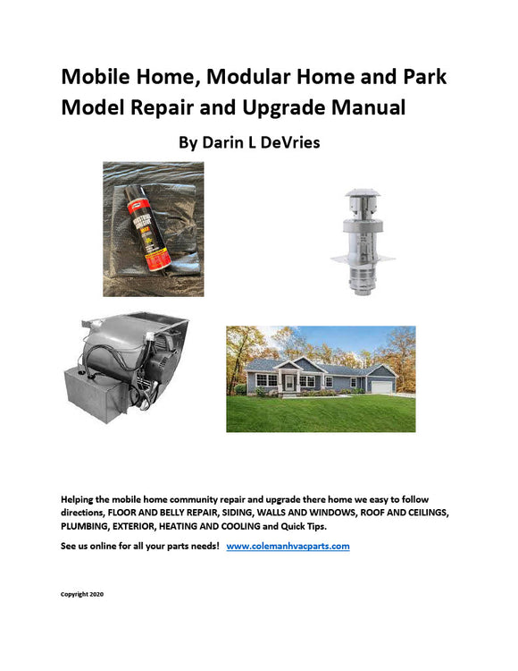 0.01Download Manual for manufactured/mobile home repair & upgrade