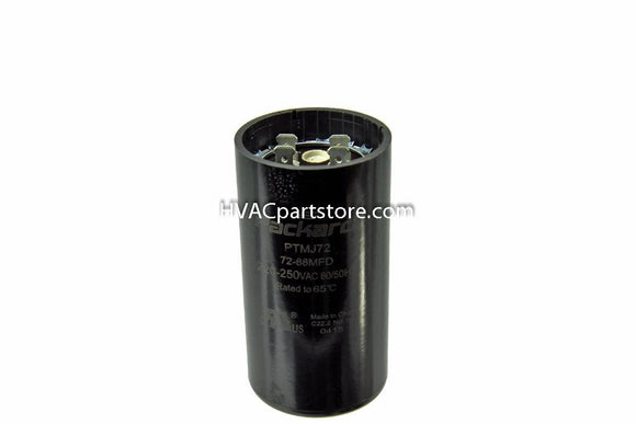 round motor 72-88 mfd start capacitor 220-250v