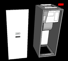 S1-3500-9111 Non louvered door EB EU Electric Furnace Models