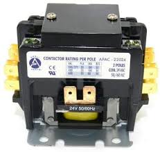 2 pole contactor 20 amps 24V coil