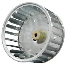 4-1/4 x 2 x 1/4 CW steel single inlet blower wheel BW16046.