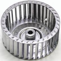 3.81 x 2.50 x 5/16 CCW single inlet metal blower wheel