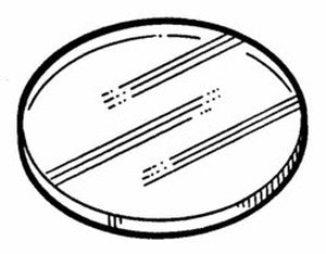 SG-511 FIRE RATED SIGHT GLASS CIRCLE 1 1/2" round 1/8" thick